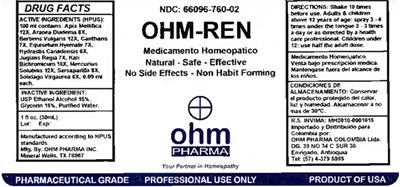 Ohm-ren 1 Oz Bottle Label (Ohm   Ren 1 Oz Bottle Label)